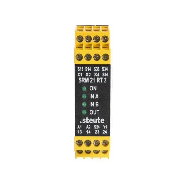 90560049 Steute 1179203 Safety relay module SRM 21 RT 2 24vDC IP20 v=+/-15% 1NC/1NO or 2NC